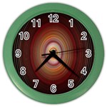 Colour Twirl Color Wall Clocks Front