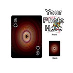 Colour Twirl Playing Cards 54 (Mini)  Front - Spade6