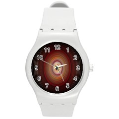 Colour Twirl Round Plastic Sport Watch (m)