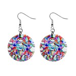 Soul Colour Light Mini Button Earrings Front