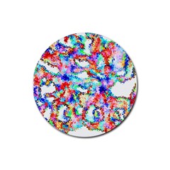 Soul Colour Light Rubber Coaster (round) 