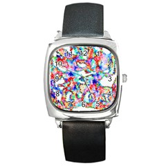 Soul Colour Light Square Metal Watches