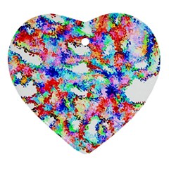 Soul Colour Light Heart Ornament (2 Sides)