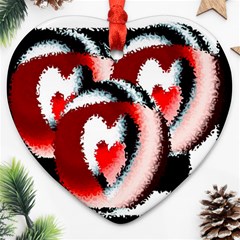 Heart Time 3 Ornament (heart) 