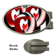 Heart Time 3 Money Clips (oval) 