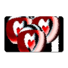 Heart Time 3 Magnet (rectangular)