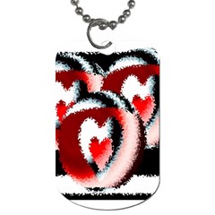 Heart Time 3 Dog Tag (two Sides)