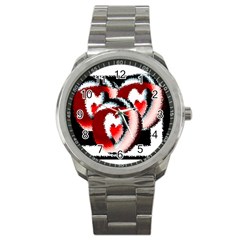 Heart Time 3 Sport Metal Watches