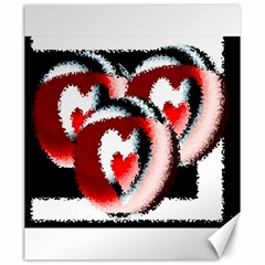 Heart Time 3 Canvas 20  X 24   by InsanityExpressed