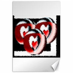 Heart Time 3 Canvas 20  X 30  