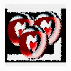 Heart Time 3 Medium Glasses Cloth (2-side) by InsanityExpressed