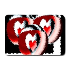 Heart Time 3 Plate Mats by InsanityExpressed