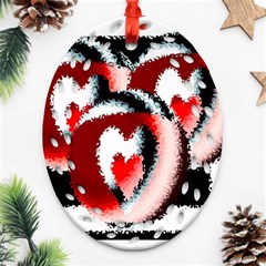 Heart Time 3 Ornament (oval Filigree) 