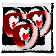 Heart Time 3 Large Cushion Cases (two Sides) 