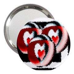 Heart Time 3 3  Handbag Mirrors