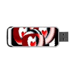 Heart Time 3 Portable Usb Flash (one Side)