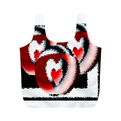 Heart Time 3 Full Print Recycle Bags (m) 