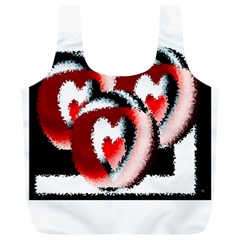 Heart Time 3 Full Print Recycle Bags (l) 