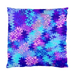 Blue And Purple Marble Waves Standard Cushion Case (one Side) 