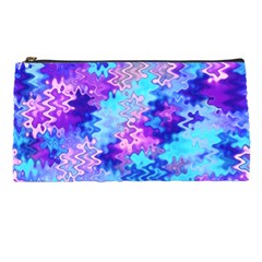 Blue And Purple Marble Waves Pencil Cases