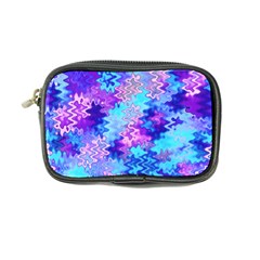 Blue And Purple Marble Waves Coin Purse