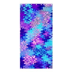 Blue And Purple Marble Waves Shower Curtain 36  X 72  (stall)  by KirstenStar