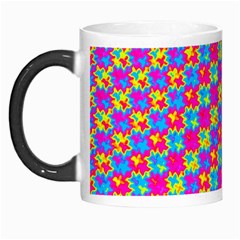 Crazy Yellow And Pink Pattern Morph Mugs