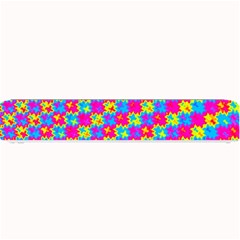 Crazy Yellow And Pink Pattern Small Bar Mats