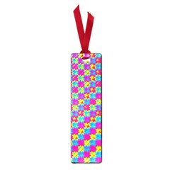 Crazy Yellow And Pink Pattern Small Book Marks