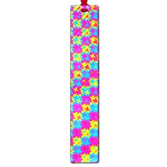 Crazy Yellow And Pink Pattern Large Book Marks by KirstenStar