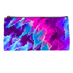 Stormy Pink Purple Teal Artwork Pencil Cases