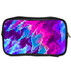 Stormy Pink Purple Teal Artwork Toiletries Bags 2-side