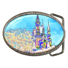 Castle For A Princess Belt Buckles