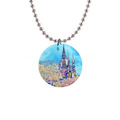 Castle For A Princess Button Necklaces by Rokinart