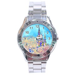 Castle For A Princess Stainless Steel Men s Watch