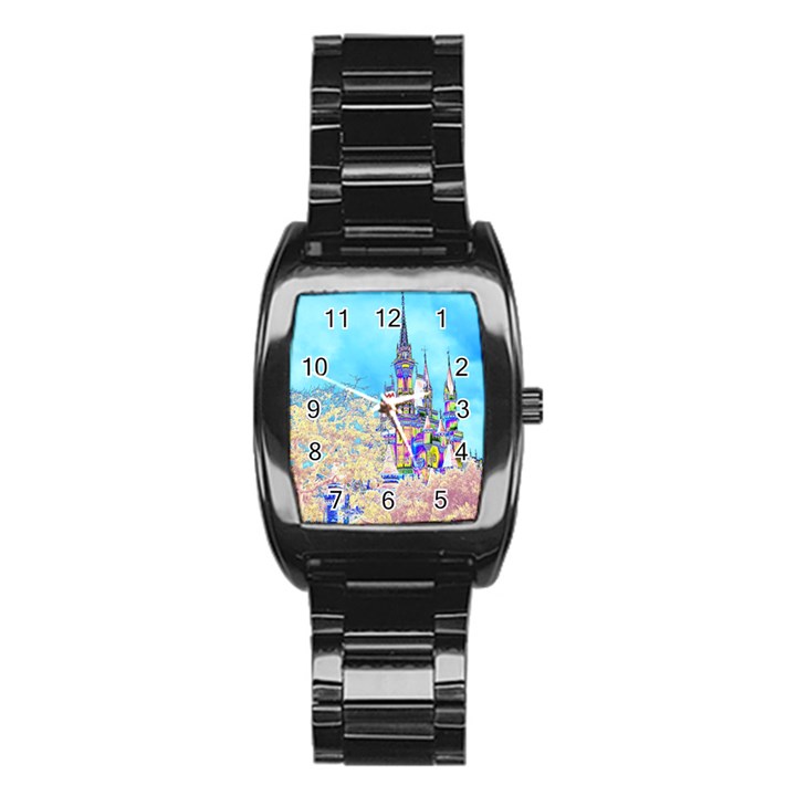 Castle For A Princess Stainless Steel Barrel Watch