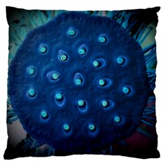 Blue Plant Large Cushion Cases (two Sides) 