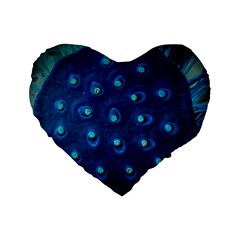 Blue Plant Standard 16  Premium Heart Shape Cushions