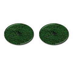 Green Moss Cufflinks (oval)