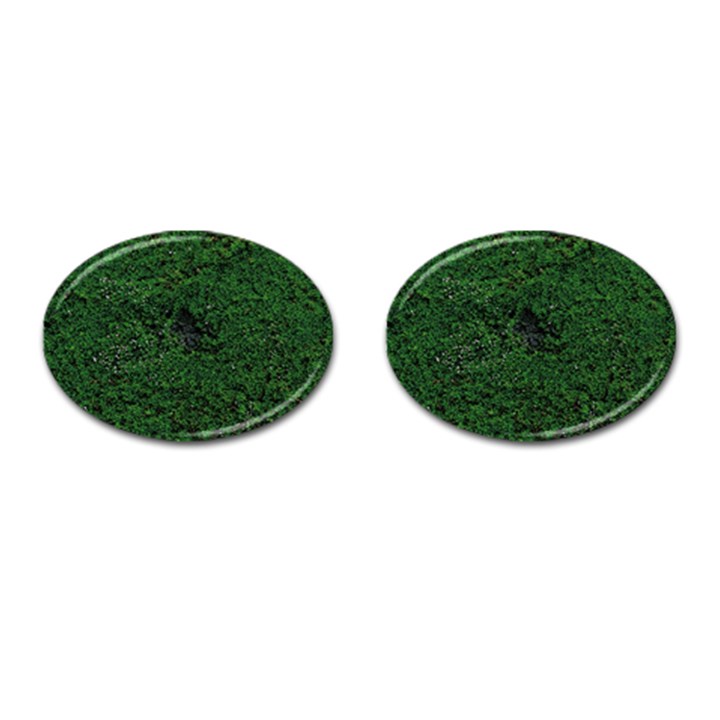 Green Moss Cufflinks (Oval)