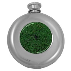 Green Moss Round Hip Flask (5 Oz)