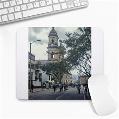 Cathedral At Historic Center Of Bogota Colombia Edited Large Mousepads