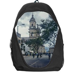 Cathedral At Historic Center Of Bogota Colombia Edited Backpack Bag