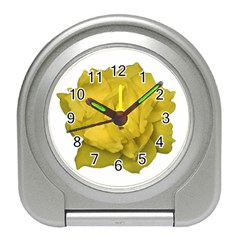 Isolated Yellow Rose Photo Travel Alarm Clocks