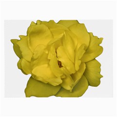 Isolated Yellow Rose Photo Large Glasses Cloth (2-side)