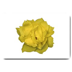 Isolated Yellow Rose Photo Large Doormat 