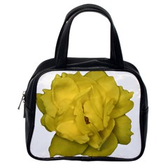 Isolated Yellow Rose Photo Classic Handbags (one Side)