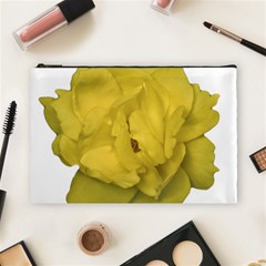 Isolated Yellow Rose Photo Cosmetic Bag (large) 