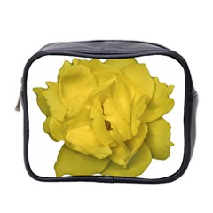 Isolated Yellow Rose Photo Mini Toiletries Bag 2-side by dflcprints