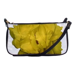 Isolated Yellow Rose Photo Shoulder Clutch Bags